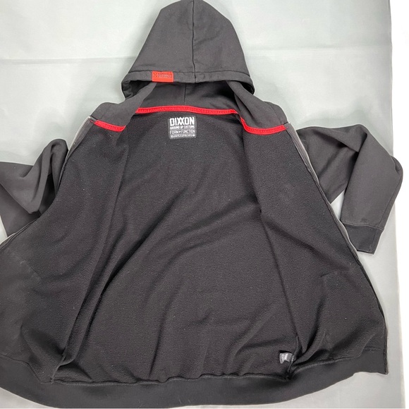 Dixxon Flannel Co. Men’s XXL Sweatshirt Full Zip Up Hoodie Black - Picture 9 of 12